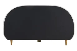 Miliboo Doppelbett 160x200 Stoff mit Bouclé-Wolleffekt CHARLINE* Betten Für Erwachsene