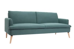 Miliboo Dreisitzer-Schlafsofa skandinavisch grün STEWART* Schlafsofas