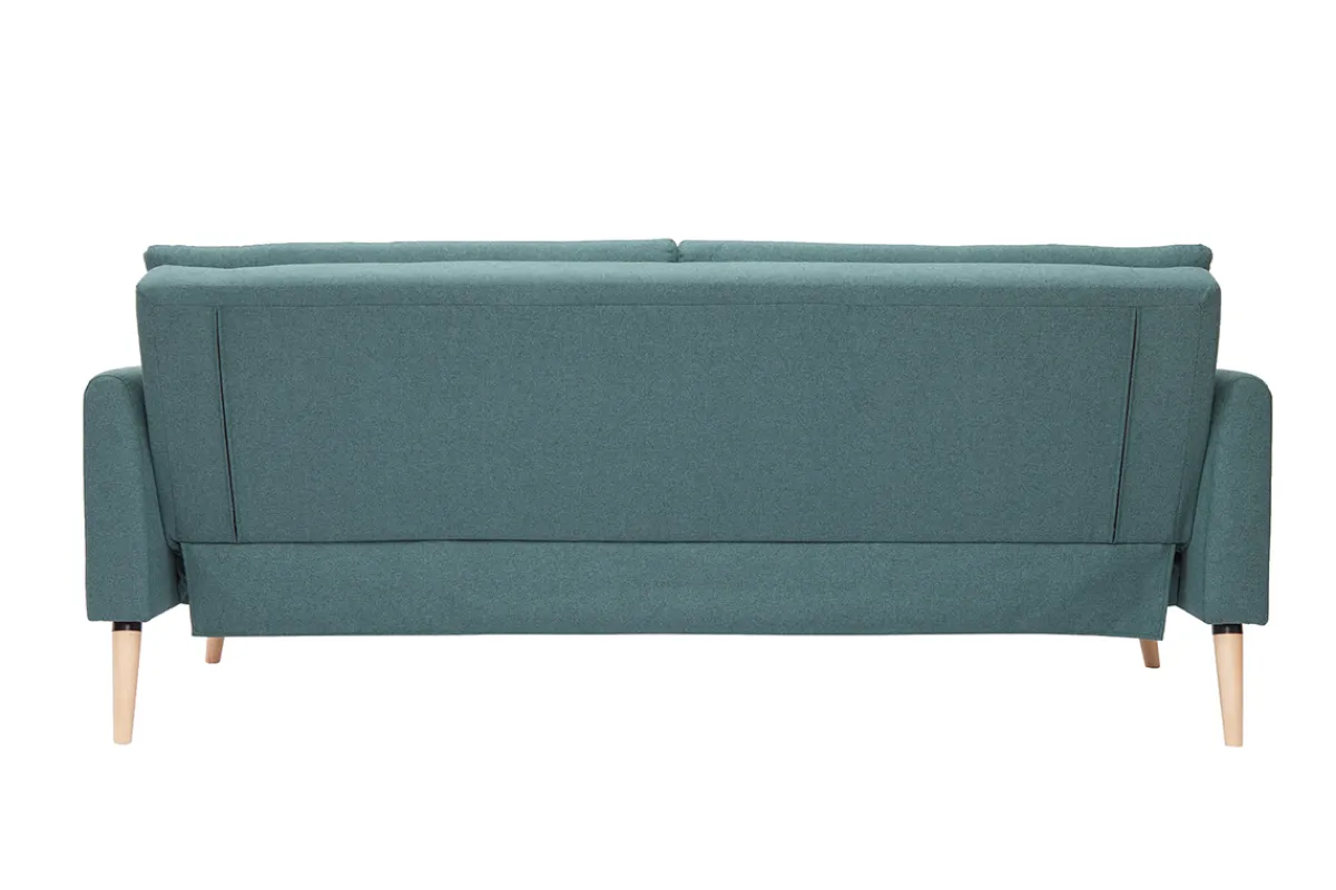 Miliboo Dreisitzer-Schlafsofa skandinavisch grün STEWART* Schlafsofas