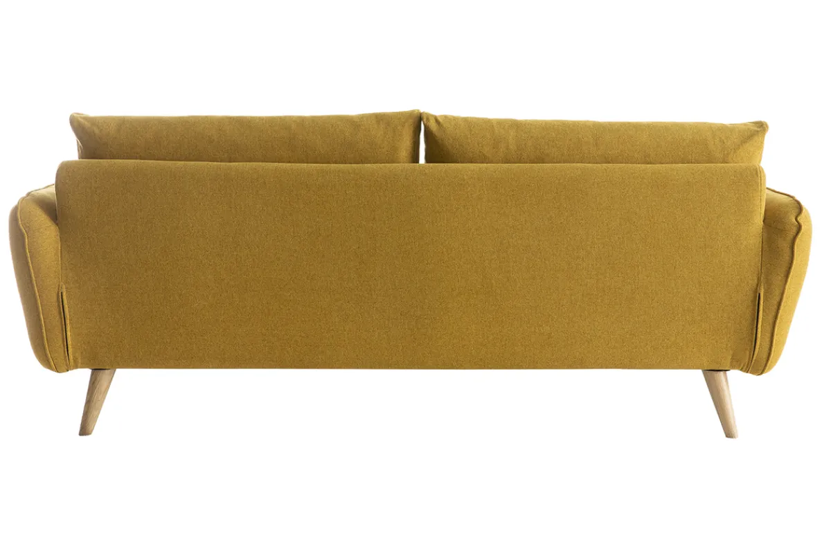 Miliboo Dreisitzer-Sofa CREEP kümmelgelb* Design-sofas
