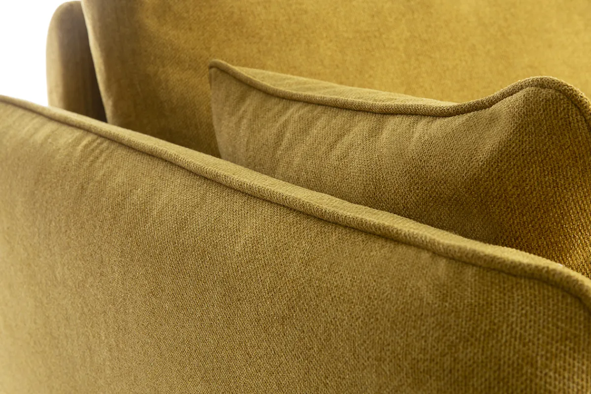 Miliboo Dreisitzer-Sofa CREEP kümmelgelb* Design-sofas