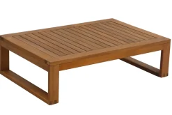 Miliboo Eck-Gartenmöbel aus Massivholz mit abziehbaren Kissen in Beige 6/8-Sitzer SALSA* Garten Lounge-möbel