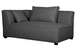 Miliboo Eckmodul links für Sofa aus anthrazitgrauem Stoff PLURIEL* Ecksofas|Schlafsessel