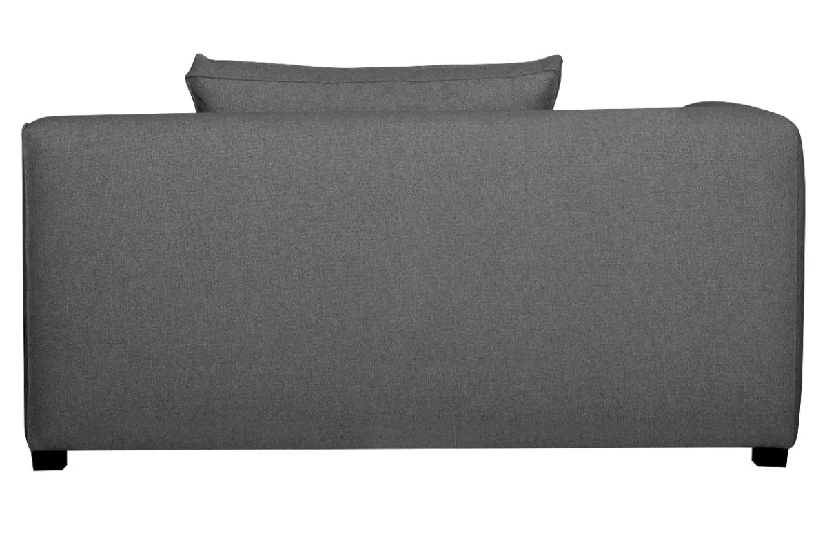 Miliboo Eckmodul links für Sofa aus anthrazitgrauem Stoff PLURIEL* Ecksofas|Schlafsessel