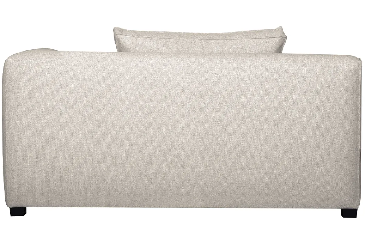 Miliboo Eckmodul rechts für Sofa aus beigem Stoff PLURIEL* Ecksofas