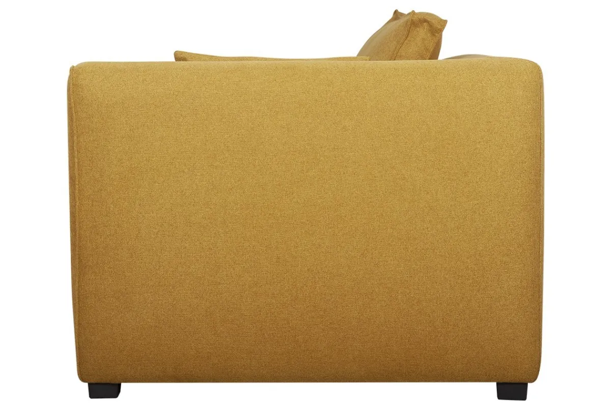 Miliboo Eckmodul rechts für Sofa aus kumingelbem Stoff PLURIEL* Ecksofas