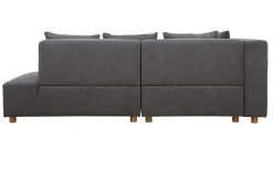 Miliboo Ecksofa hellgrau Samt-Effekt HARLEM* Ecksofas