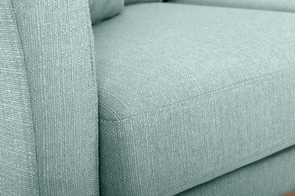 Miliboo Ecksofa rechts skandinavisch Lagunenblau OSLO* Ecksofas