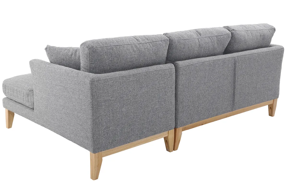 Miliboo Ecksofa rechts skandinavisch Hellgrau OSLO* Ecksofas