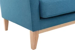 Miliboo Ecksofa rechts skandinavisch Blaugrün OSLO* Ecksofas