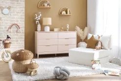 Miliboo Elfenbeinfarbener recycelter Teppich mit Langflor 160 x 230 cm AIMEE* Teppiche|Alle Dekoration
