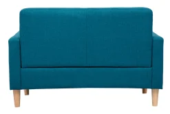 Miliboo 2-er Designer-Sofa MOON entenblau* Design-sofas