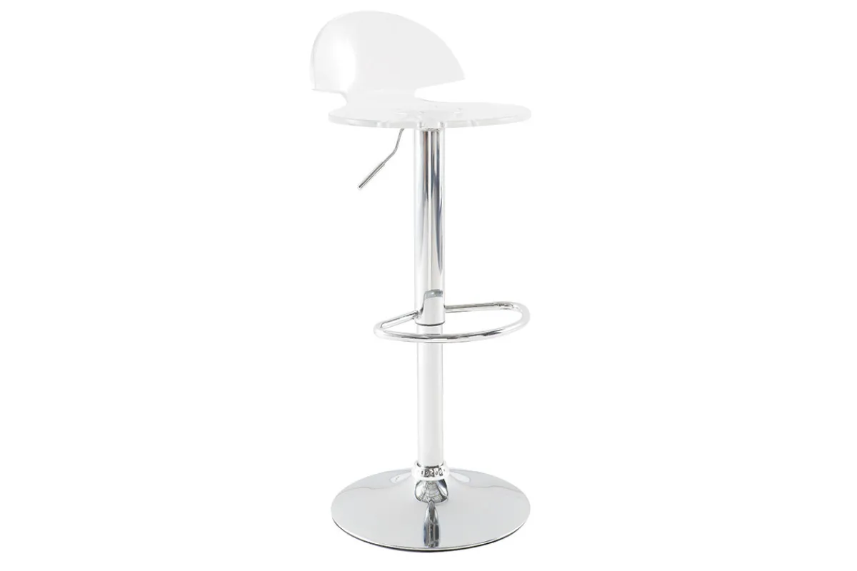 Miliboo 2er-Set Design-Barhocker Plexiglas transparent ORION* Barhocker