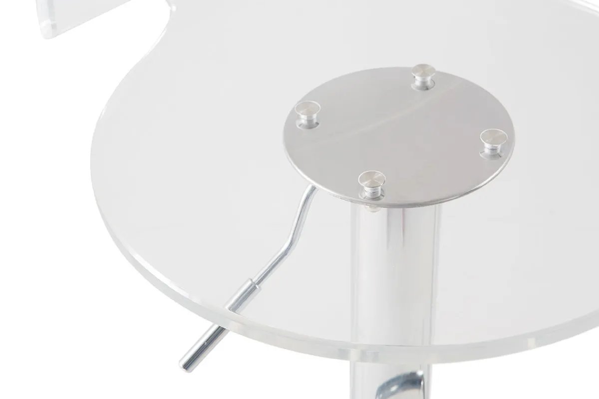 Miliboo 2er-Set Design-Barhocker Plexiglas transparent ORION* Barhocker