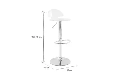 Miliboo 2er-Set Design-Barhocker Plexiglas transparent ORION* Barhocker