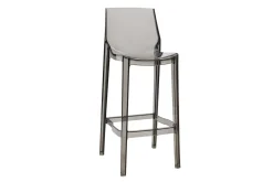 Miliboo 2er-Set Design-Barhocker Rauchgrau YLAK* Barhocker|Gartenstühle