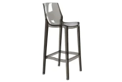 Miliboo 2er-Set Design-Barhocker Rauchgrau YLAK* Barhocker|Gartenstühle