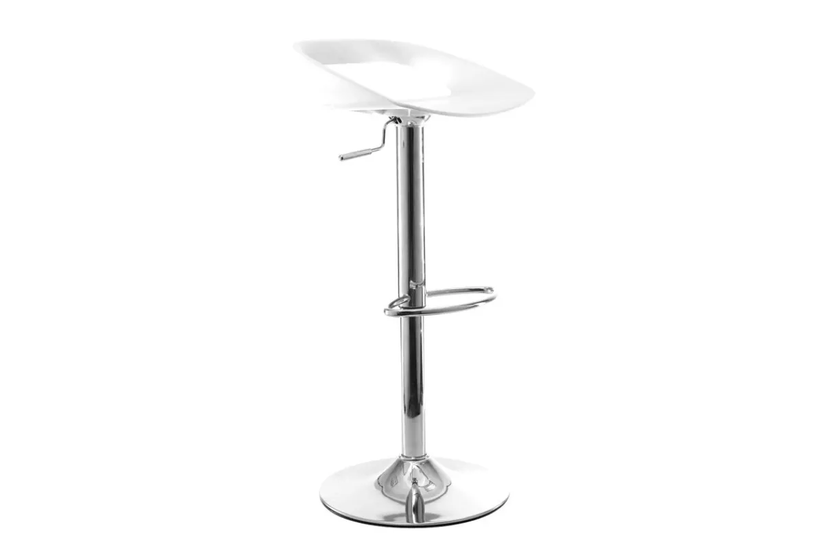 Miliboo 2er-Set Design-Barhocker Weiß PHENIX* Barhocker