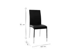 Miliboo 2er-Set Design-Stühle Polyurethan grau SIMEA* Design-stühle