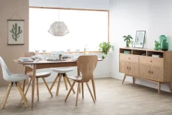 Miliboo 2er-Set Stühle aus Esche NORDECO* Design-stühle|Holzstühle