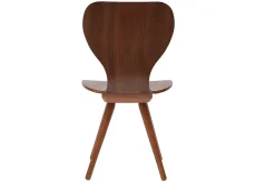 Miliboo 2er-Set Stühle Skandinavien-Stil aus natürlichem Nussbaum NORDECO* Design-stühle|Holzstühle