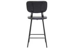 Miliboo 2er-Set Vintage-Barhocker Schwarz mit Beinen aus Metall 65 cm LAB* Barhocker