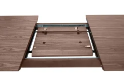 Miliboo Erweiterbarer Tisch mit integrierten Verlängerungen rechteckig aus dunkelbraunem Holz B160-210 cm ANK* Ausziehtische