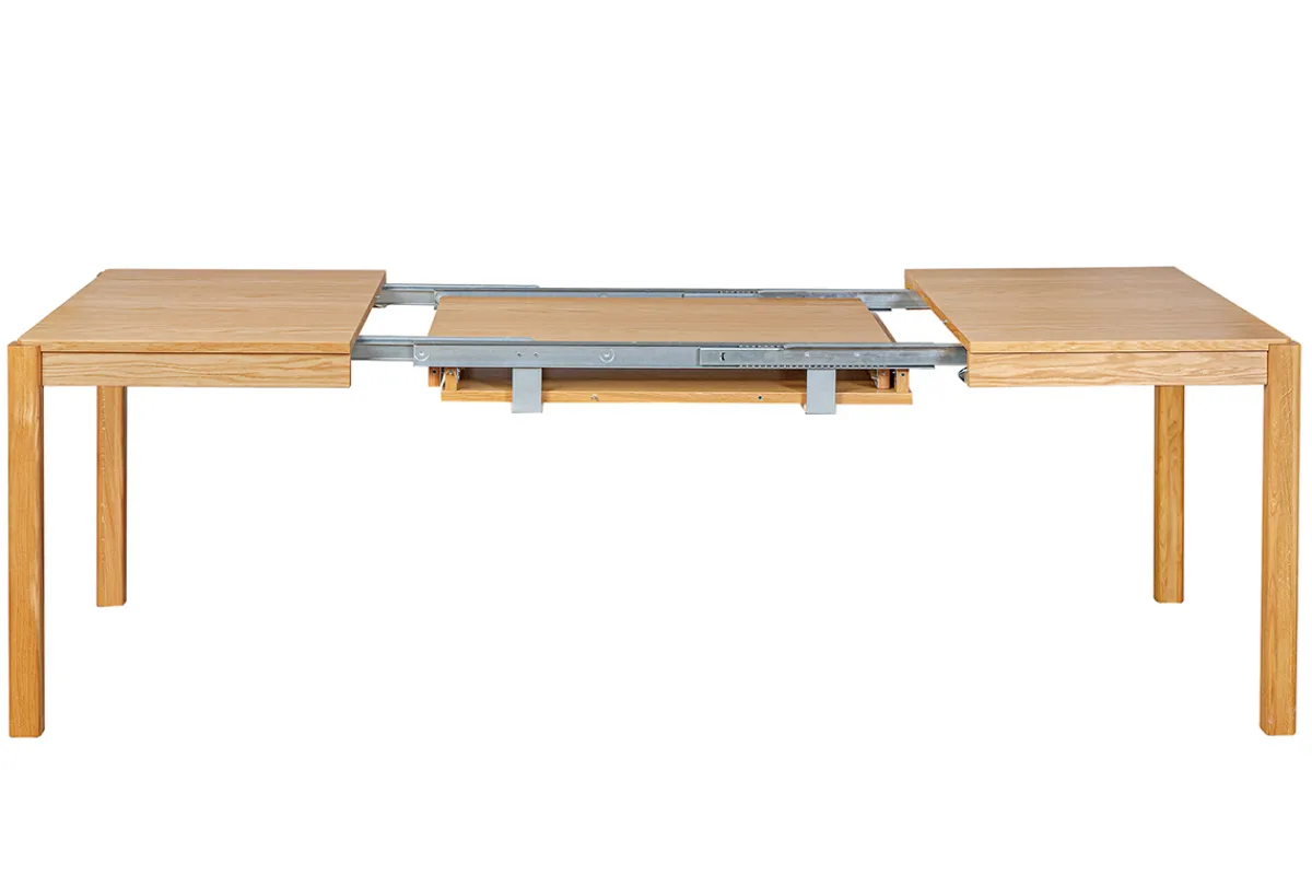Miliboo Esstisch ausziehbar Eichenfurnier L125-238 cm AGALI* Ausziehtische