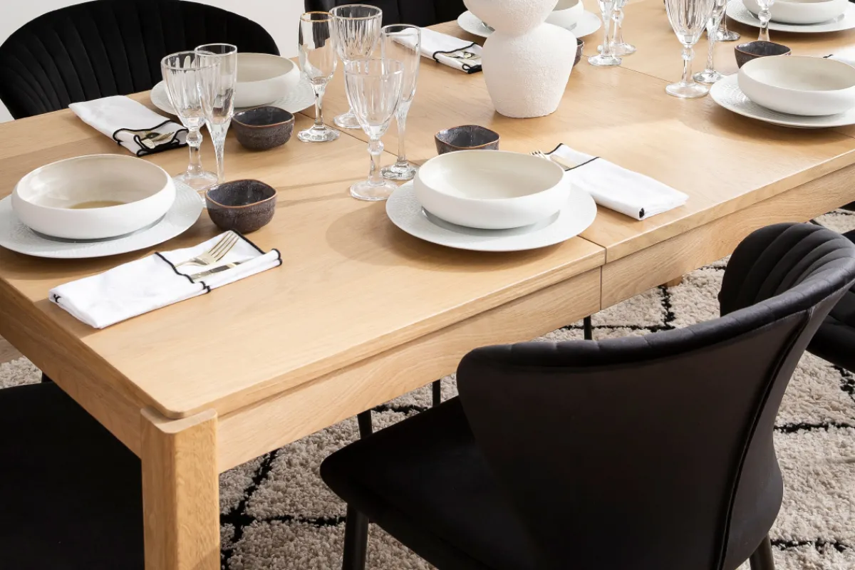 Miliboo Esstisch ausziehbar Eichenfurnier L125-238 cm AGALI* Ausziehtische