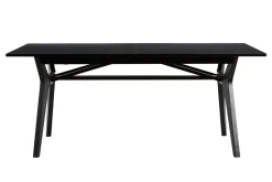 Miliboo Esstisch ausziehbar Holz schwarz B180-220 cm FOSTER* Ausziehtische
