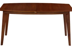 Miliboo Esstisch ausziehbar skandinavisch Nussbaum L150-200 LEENA* Ausziehtische