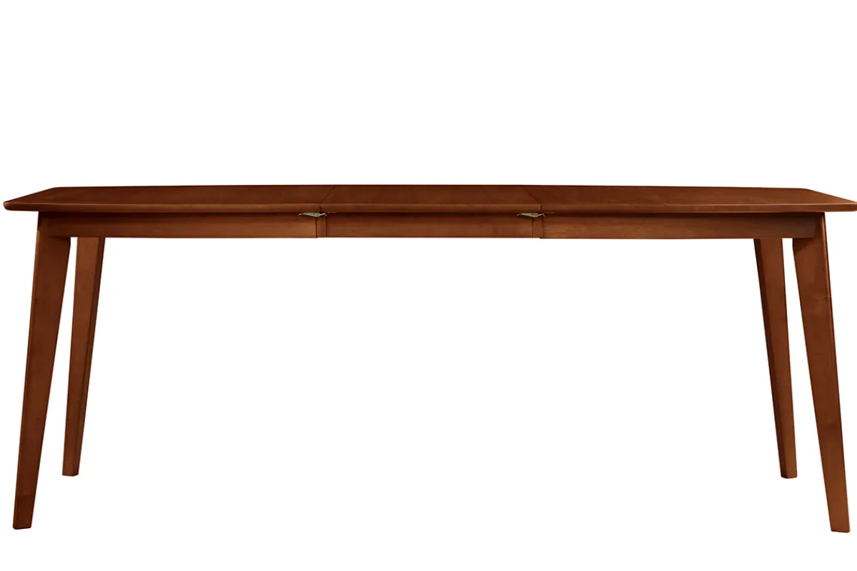 Miliboo Esstisch ausziehbar skandinavisch Nussbaum L150-200 LEENA* Ausziehtische