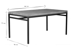 Miliboo Esstisch im Industrie-Look Mangobaum und Metall L160 YPSTER* Esstische