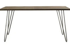 Miliboo Esstisch industriell rechteckig Holz und Metall L160 ATELIER* Esstische