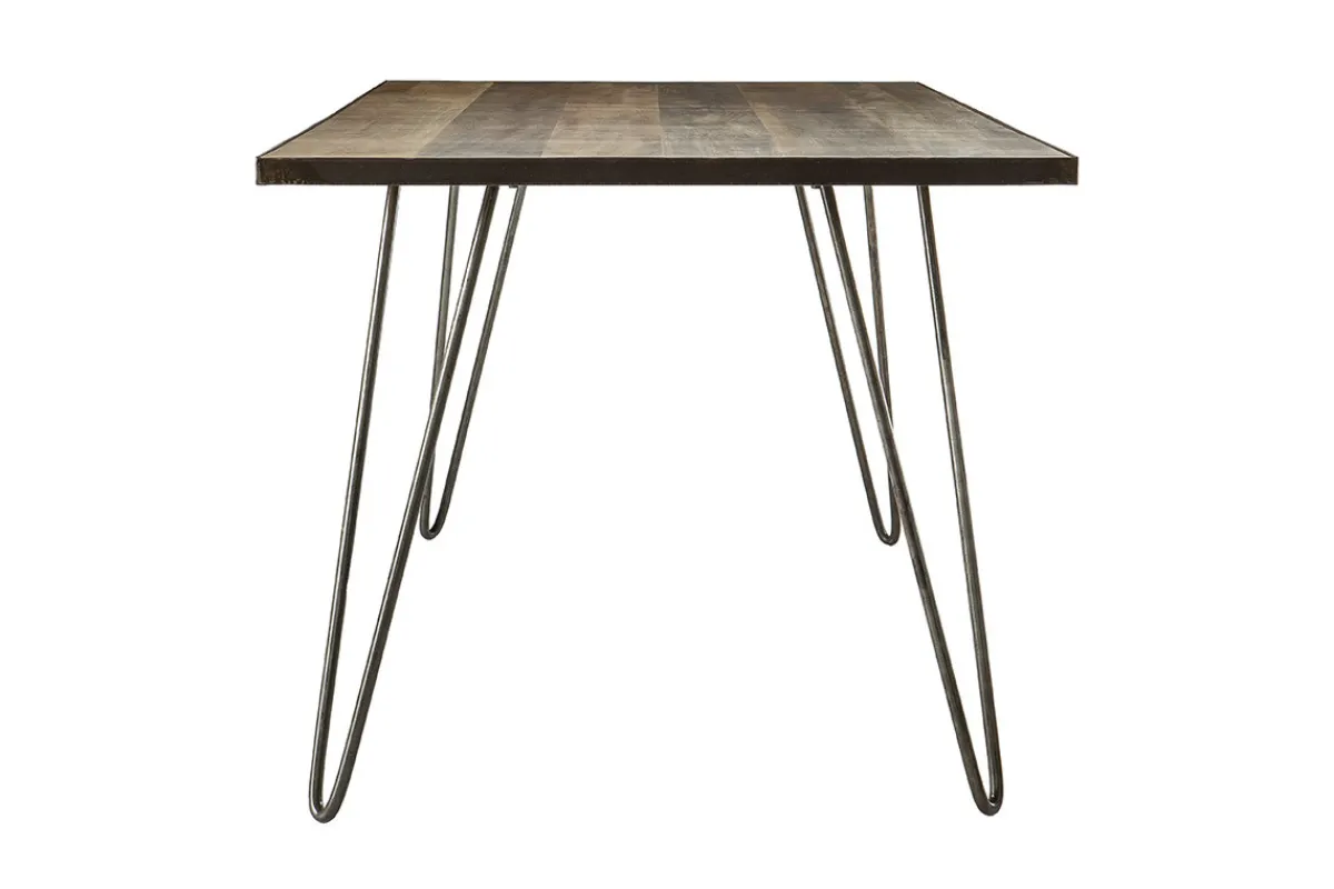Miliboo Esstisch industriell rechteckig Holz und Metall L160 ATELIER* Esstische