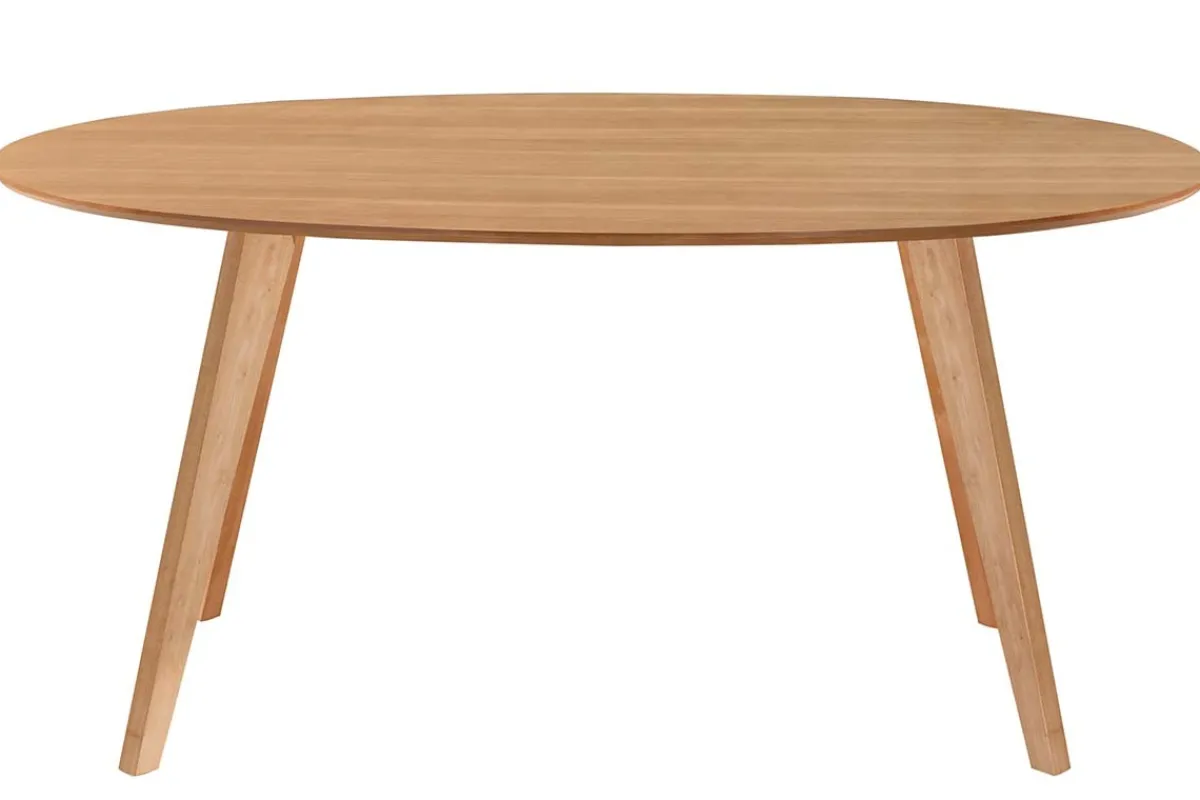 Miliboo Esstisch skandinavisches Design oval Eiche L160 MARIK* Esstische
