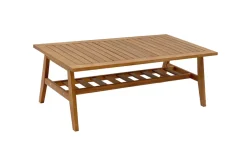 Miliboo Gartenmöbel aus Akazienholz mit beigen Kissen TIAGA* Garten Lounge-möbel