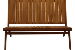 Miliboo Gartenmöbel Bank 2-Sitzer und Couchtisch aus Massivholz TIDAK* Garten Lounge-möbel