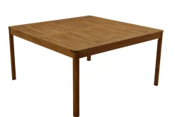 Miliboo Gartentisch quadratisch Massivholz L147 cm AKIS* Gartentische