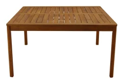 Miliboo Gartentisch quadratisch Massivholz L147 cm AKIS* Gartentische