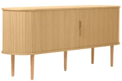 Miliboo Helle Eiche Vintage-Buffet mit 2 Schiebetüren und Stauraum L180 cm EPIC* Sideboards