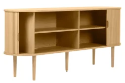Miliboo Helle Eiche Vintage-Buffet mit 2 Schiebetüren und Stauraum L180 cm EPIC* Sideboards