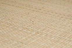 Miliboo Hängeleuchte aus beigem Leinen und Bast D55 cm AZAMI* Pendelleuchten|Pendelleuchten