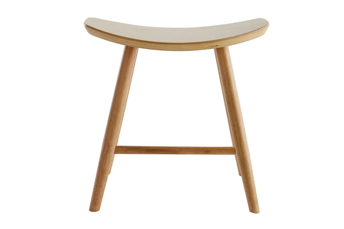 Miliboo Hocker aus hellem Holz H46,5 cm DEMORY* Design-stühle|Holzstühle