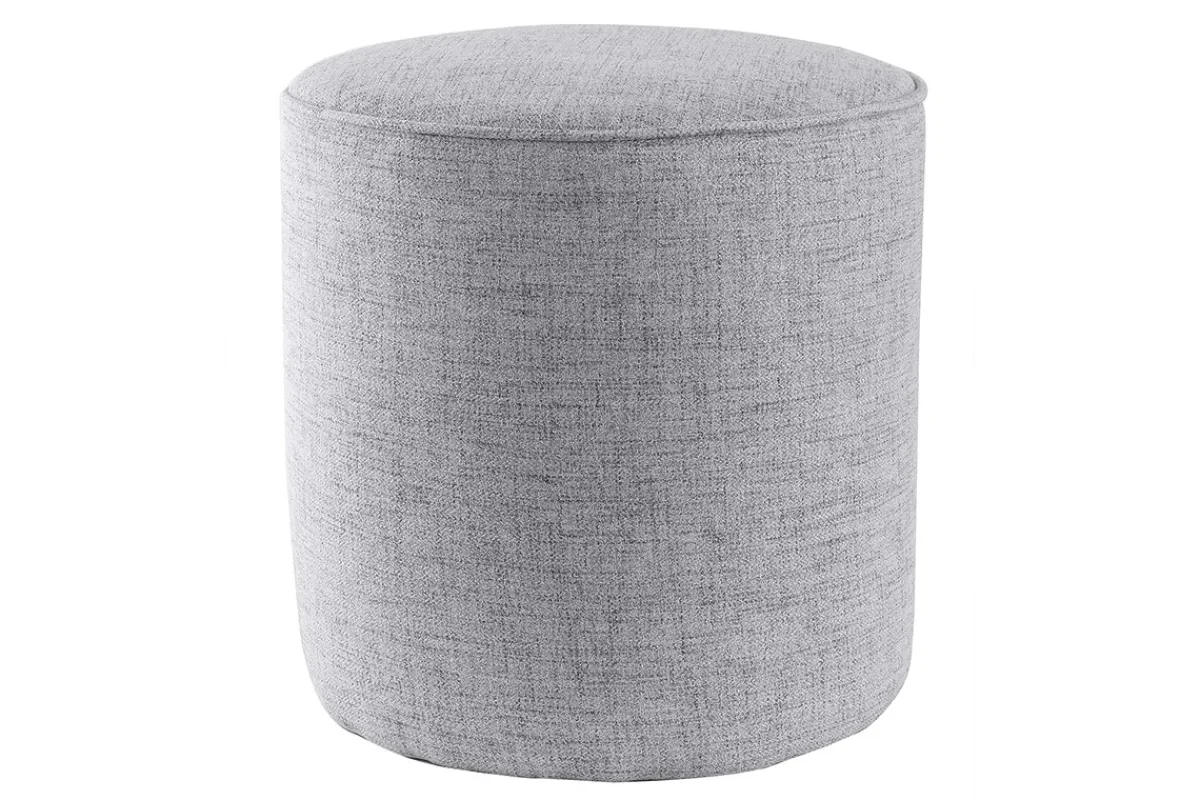 Miliboo Hocker aus hellgrauem Stoff D 40 cm COQ* Sitzsäcke|Sitzsäcke