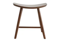 Miliboo Hocker aus Nussbaum H46,5 cm DEMORY* Design-stühle|Holzstühle