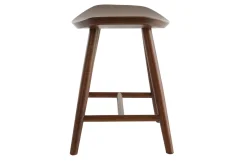 Miliboo Hocker aus Nussbaum H46,5 cm DEMORY* Design-stühle|Holzstühle
