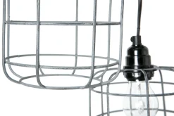 Miliboo Industrial-Pendelleuchte aus 5 gestuften Lampen aus patiniertem Metall mit Antik-Effekt LOFT* Pendelleuchten|Pendelleuchten