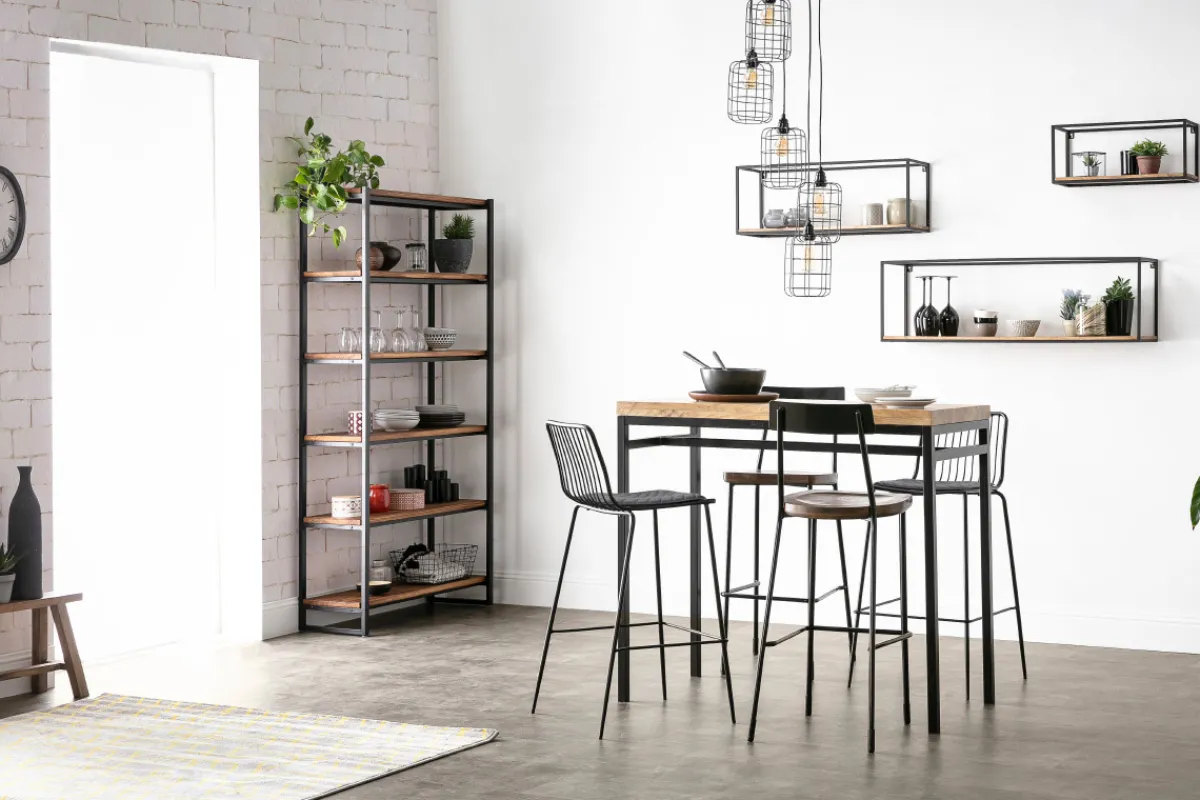Miliboo Industrial-Pendelleuchte aus 5 gestuften Lampen aus patiniertem Metall mit Antik-Effekt LOFT* Pendelleuchten|Pendelleuchten