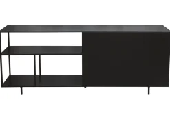 Miliboo Industrial-Sideboard aus schwarzem Metall mit 2 Türen L180 KARL* Sideboards